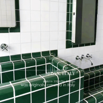 Details to the beauty corner tile American arc brick toilet wall brick European and American Net red Shop Bar brick sink