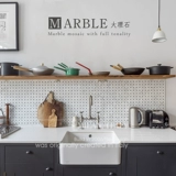 Милан плитка в Италии, маленькая красная книга, чтобы сделать тканую мраморную мозаичную мозаичную каменную плит