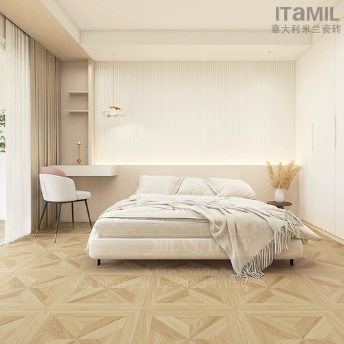 Французское написание Версаль деревянное зерно кирпич гостиной