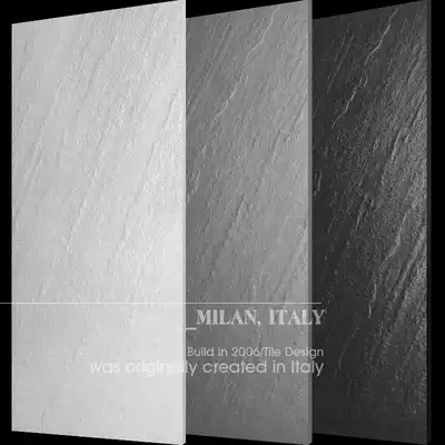 Slate texture full-body tile dressing room white cultural brick background wall Nordic style floor tile non-slip