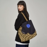 FREEIN Брендовый шоппер, сумка на одно плечо, вместительные и большые шахматы