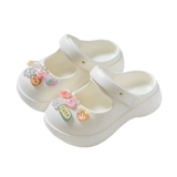 Детские летние нескользящие тапочки, пляжная обувь для принцессы, слайдеры, подходит для подростков, семейный стиль