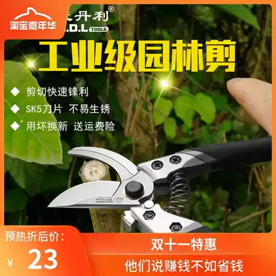 German branch scissors, pruning fruit trees, labor-saving gardening scissors floral tools, rough branches, gardeners, strong scissors