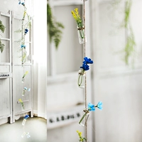 Синяя маленькая ромашка+10 середина -номера бутылки