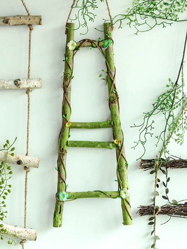 Bira Ladder Mori Creative Store Window Pendation Coundergarten Plant Угловая гостиная стена настенные настенные настенные
