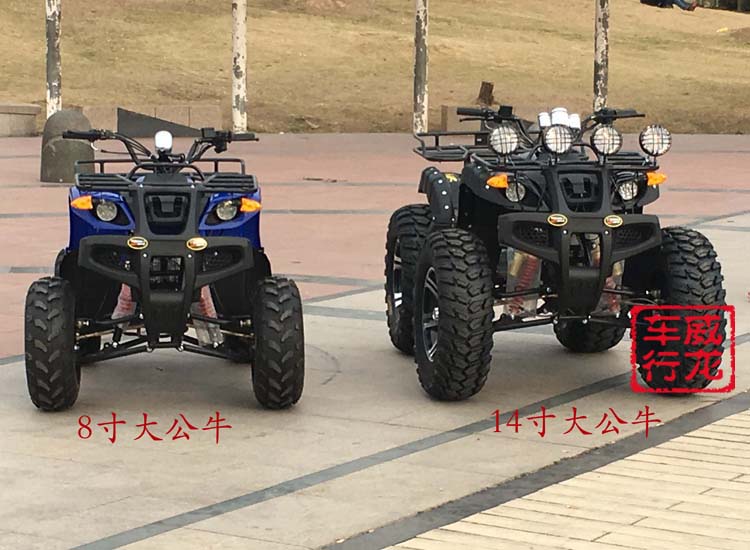 Big bull ATV bốn bánh off-road xe máy lớn Hummer xăng đôi người lớn chỉ đạo lớn bánh xe xe đạp leo núi