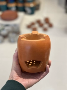 [福兴号迷你掌心炭炉纯碳红泥煮茶炉]