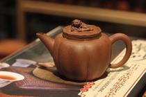 In the 1980s and Ninety years Yixing purple clay lion ball pot Huanglongshan original mine purple clay pot early teapot Fin Xiangmufang