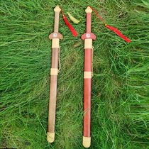 Childrens wooden sword Qianlong sword Treasure sword Childrens toy sword Boys toy sword Antique prop model performance