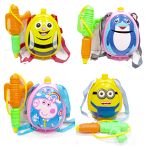 Childrens backpack water gun toy water gun boy water spray toy baby drifting water gun toy pull water grab