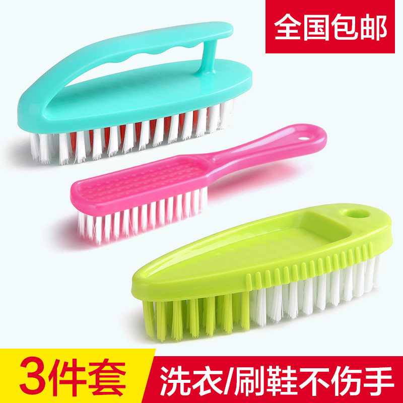 Shoe brush Laundry brush long handle plastic strong cleaning hard multifunctional soft hair household student dormitory clothes