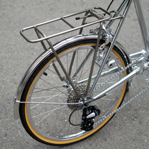 20-inch 451 and 406 small-wheel bicycle folding bicycle special stainless steel rear rack tail rack clothes hanger school bag rack