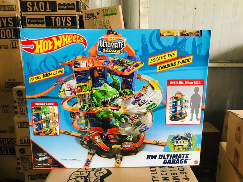 Hot Wheels Stunt Loop Track Ejection Competition Track City Super Fire Department Set Track Hkx41