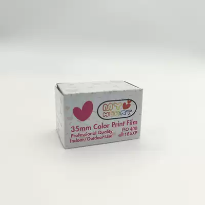 Love film roll 135 negatives Point-and-shoot camera color negatives Barbie Sweetheart 400 degrees 18 sheets January 2023
