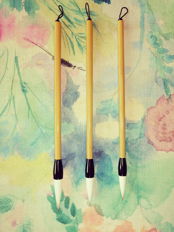 Zhou's Wen-heart pen Zhuang Lianjing large and small suit pen brush pen with calligraphy and calligraphy supplies