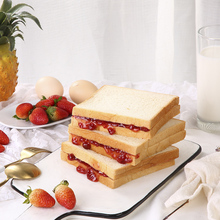 【怡生园】吐司草莓夹心面包整箱680g