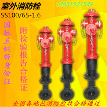 Ground type fire hydrant outdoor fire hydrant above ground hydrant outdoor fire hydrant SS100 65-1 6
