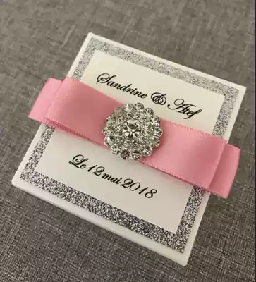 Personality custom pearlescent paper candy Box exquisite creative wedding gift Box Favor Box