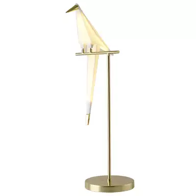 Modern creative personality Children's room lamp Living room study bedroom bed head lamp American thousand paper crane bird table lamp LED
