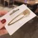 Ins gió đơn giản kẹp tóc kim loại Hàn Quốc dài bên clip trên clip kẹp tóc người lớn phụ kiện tóc vịt vịt clip từ clip băng đô cho bé