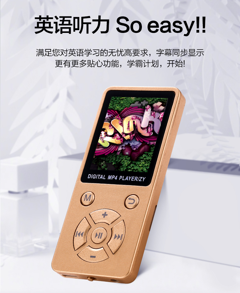 Màn hình màu mp4mp3 Thẻ sinh viên Walkman Máy nghe nhạc MP3 thể thao siêu mỏng MP4MP5 bút ghi sách điện tử - Máy nghe nhạc mp3 máy nghe nhạc có loa ngoài