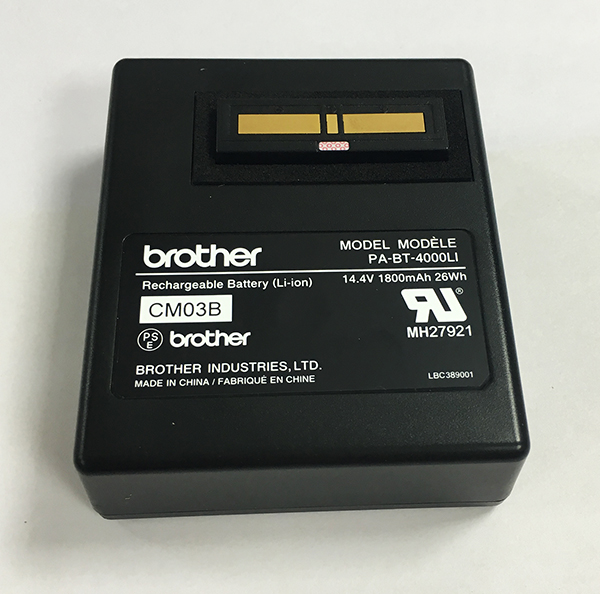 Brother label machine PT-E800TK dedicated original battery PA-BT-4000Ll lithium ion rechargeable battery
