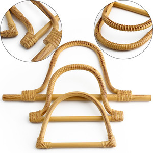 Bag Accessories Imitation Rattan Handle Handbag Hand Ring Hand Ring Hand Handle