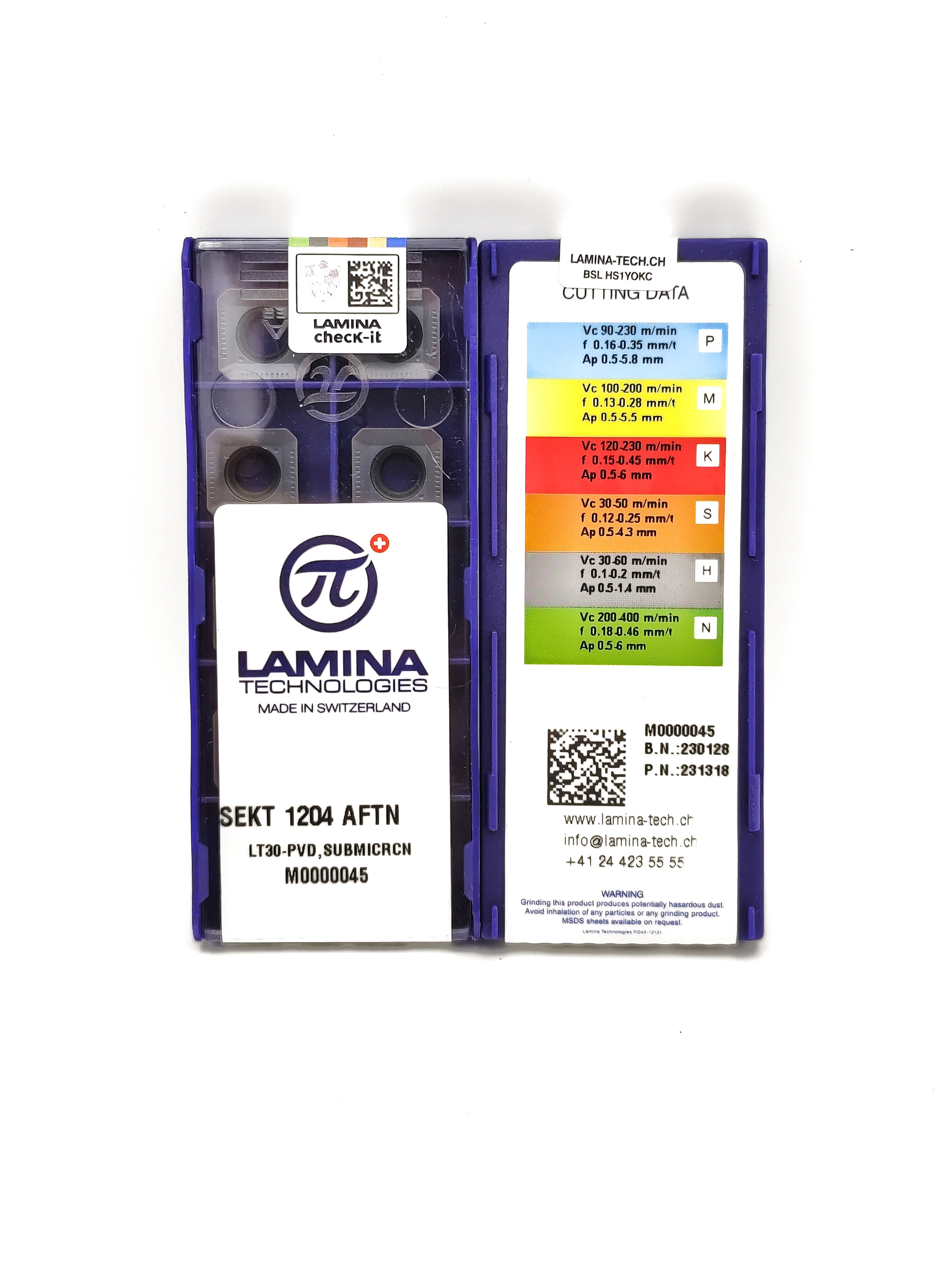 Swiss Linna Rhina milling cutter SEKT1204AFTN SEKT1204AFTN LT30 LT10 LT10 Linina numerical control blade
