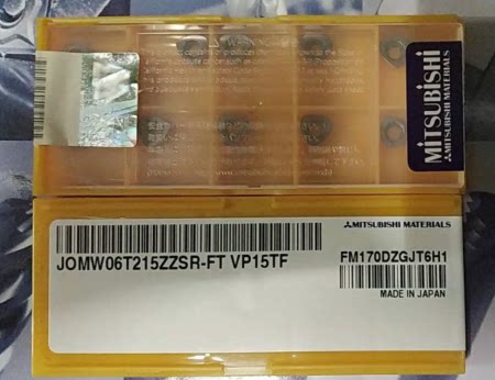 Mitsubishi milling cutter JOMW06T215ZSR-FT VP15TF JOMW080320ZSR-FT VP15TF
