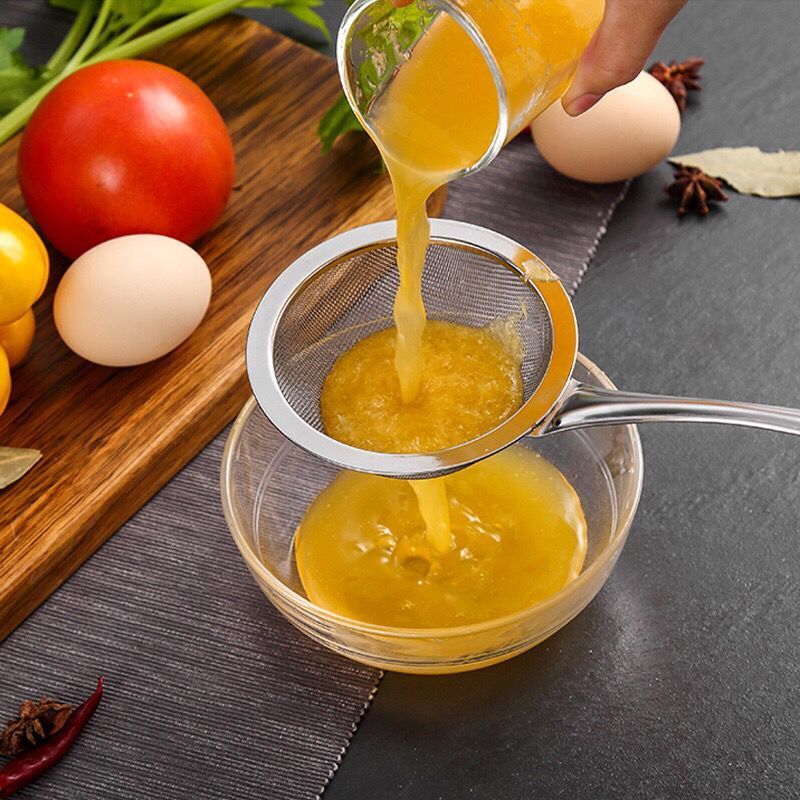 Stainless steel leak juice soy milk filter household salvage Chinese medicine network leaks large hedge oil frier