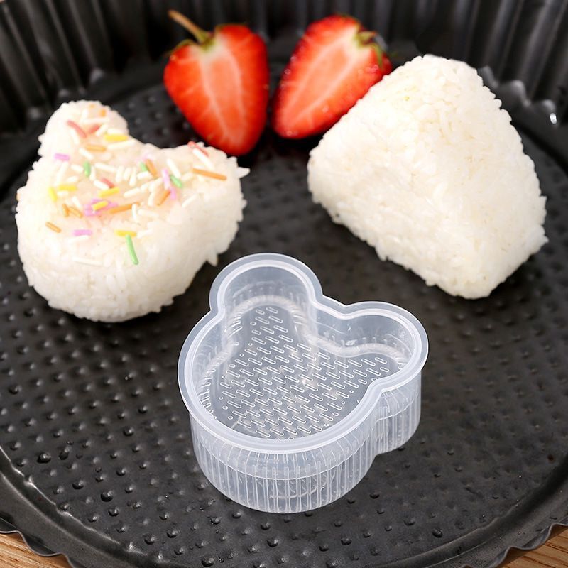 Japanese rice ball sushi mold set sushi tool baby feeding artifact bento seaweed triangle rice ball mold