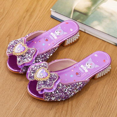 Internet Celebrity Princess Elsa Summer Crystal Girls' Slipper — 7