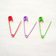 100pcs colored pins safety pins sweater pins paint buckle brooch red tag pins