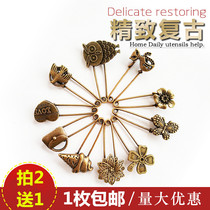 1 female retro brooch jewelry cardigan sweater shawl buckle bow rose heart pin pin