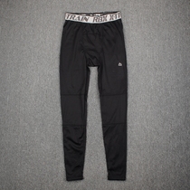 Spring and autumn mens thin velvet warm perspiration breathable quick-drying high stretch leggings basketball football sports fitness pants