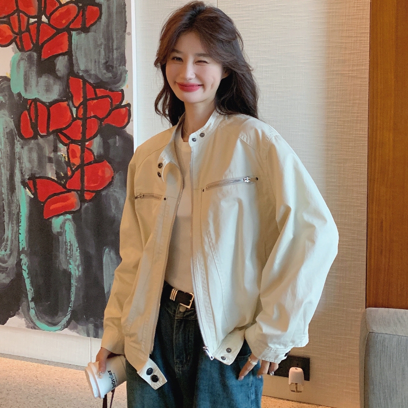 Chanel-Style Windbreaker Jacket for Women, 2026 New Spring American Short Style for Petite Figures, Stylish Baseball Jacket