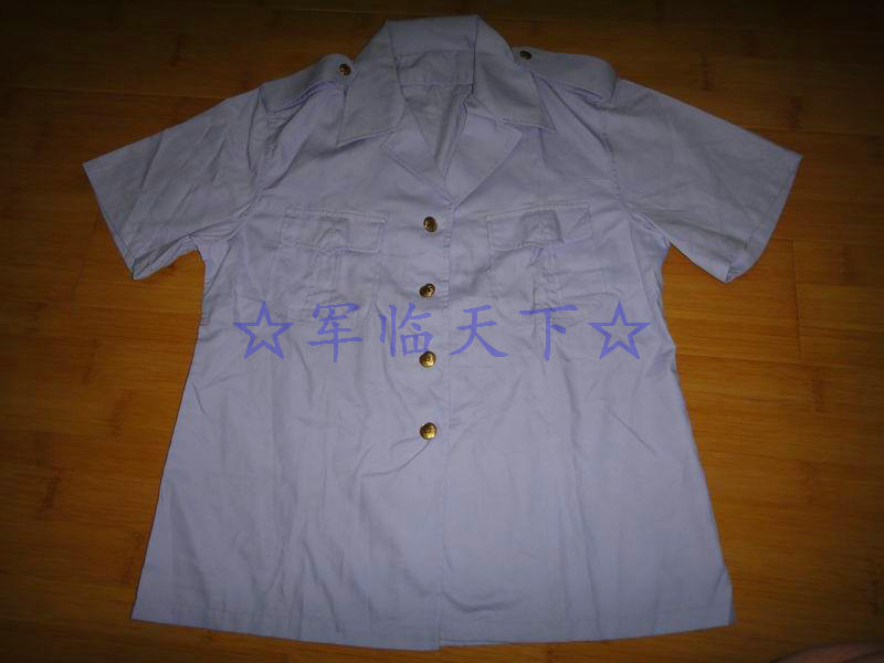 Army of the world special 87 months white air standard shirt Blue uniform temptation outdoor casual short-sleeved shirt