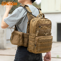  Outstanding tactical water bag backpack vest accessories molle deputy bag Outdoor multi-function off-road riding backpack