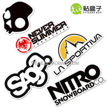 Single board double board snowboard sticker skateboard sticker helmet sticker snowboard sticker outdoor sports waterproof 3M material sticker