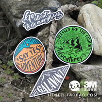 Outdoor Travel Adventure Stickers Adventure Tide Stickers Notebook Stickers Luggage Stickers Waterproof Stickers