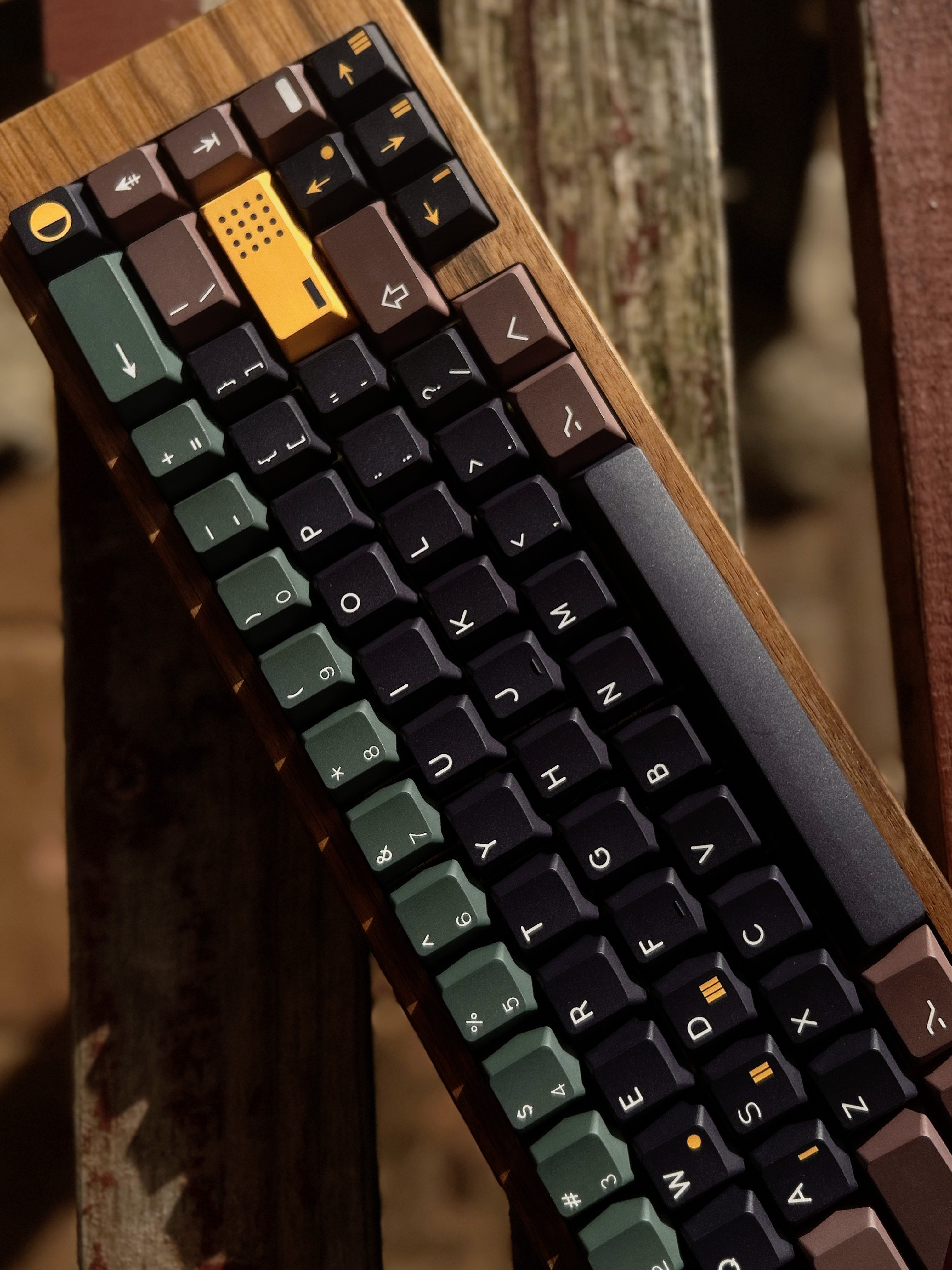 1 Set RESONANCE Keycaps PBT Dye Subbed Lightproof Key Caps Cherry
