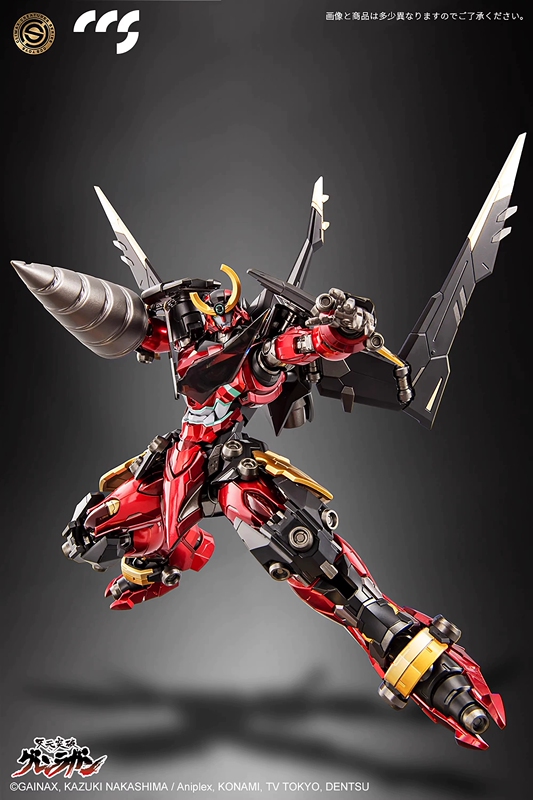 In Stock Alloy Finished Product Ccs Toys Iron Soul Tengen Toppa Gurren Lagann Red Lotus Spiral Rock Ancient Lotus Root