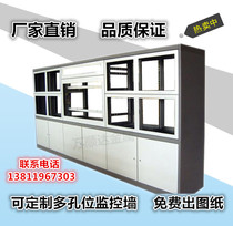 LCD screen monitoring TV wall cabinet Monitoring table splicing screen wall cabinet