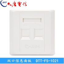 Datang Telecom Double Port Panel Datang Network Panel Double Port Network Voice Panel DTT-F5-1021