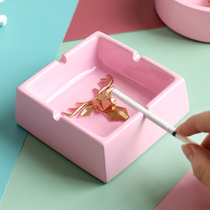 Creative lucky deer ashtray ins Cute girl personality trend Home living room office KTV bar ashtray