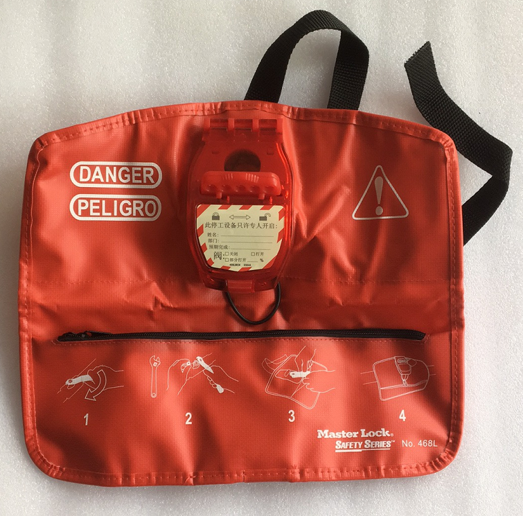 Master Lock Marster 468LMCN handle removable ball valve lock handle removal style