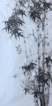Special price pure hand painted vertical flower bird country painting 4-ruler bamboo ink painting bamboo newspaper Ping An Xuanguan Decorative Calligraphy 23