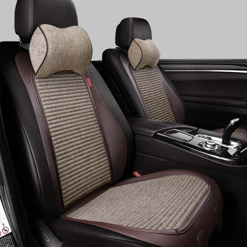 Car seat cushion for four seasons, summer free buckwheat husk health care, small waist car seat cushion, car cushion all-inclusive health care