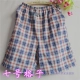 Miễn phí vận chuyển quần short cotton của nam giới đôi gạc mặc nhà quần đi biển quần ngủ mùa hè quần âu 5 điểm giữa quần - Quần tây