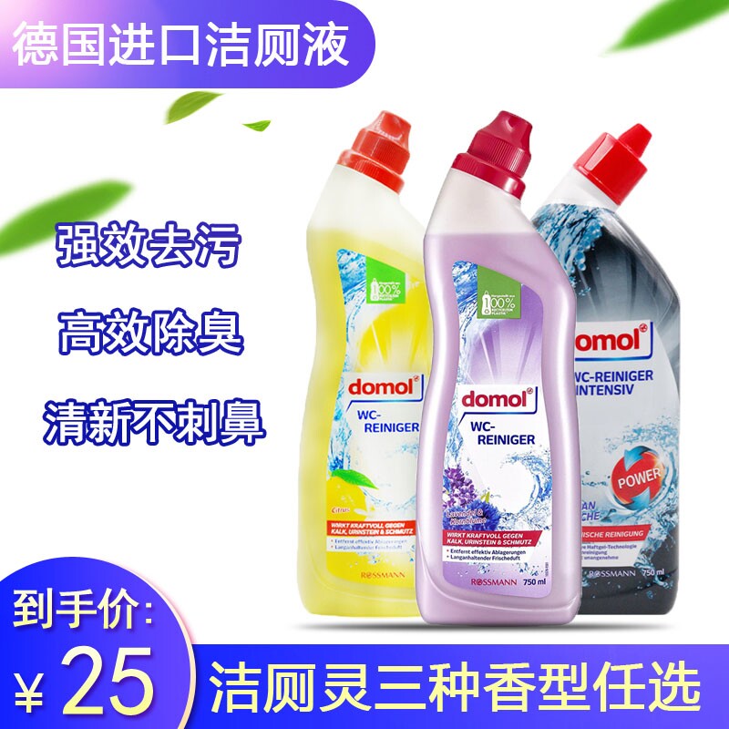 Germany imported domol toilet cleaner high-efficiency toilet cleaner toilet cleaner deodorization sterilization dirt removal